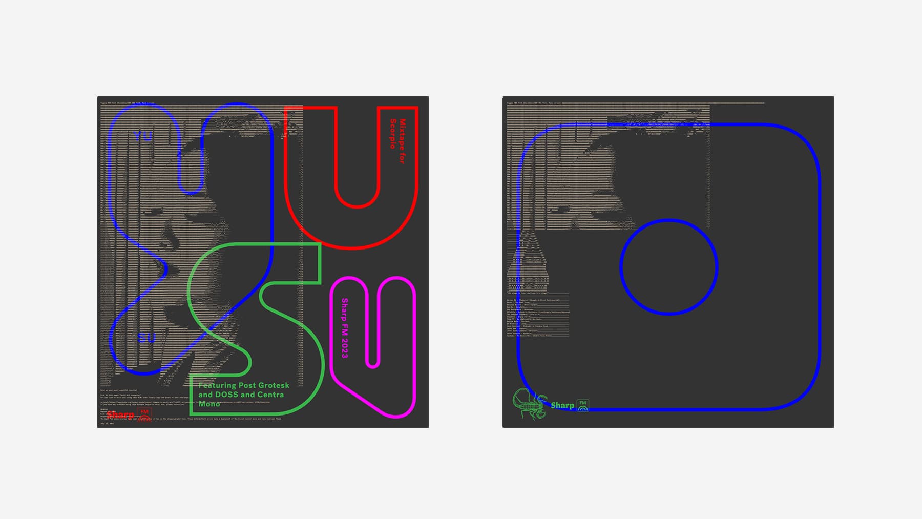 Sharp FM 013: Yu Su for Centra Mono & Post Grotesk