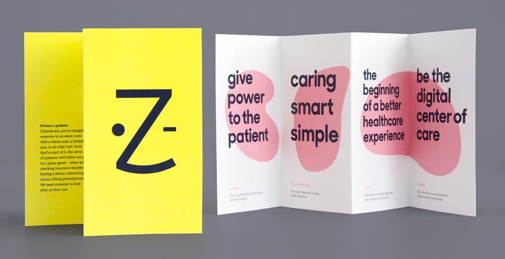 Sharp Sans in Use - Zocdoc Brochure